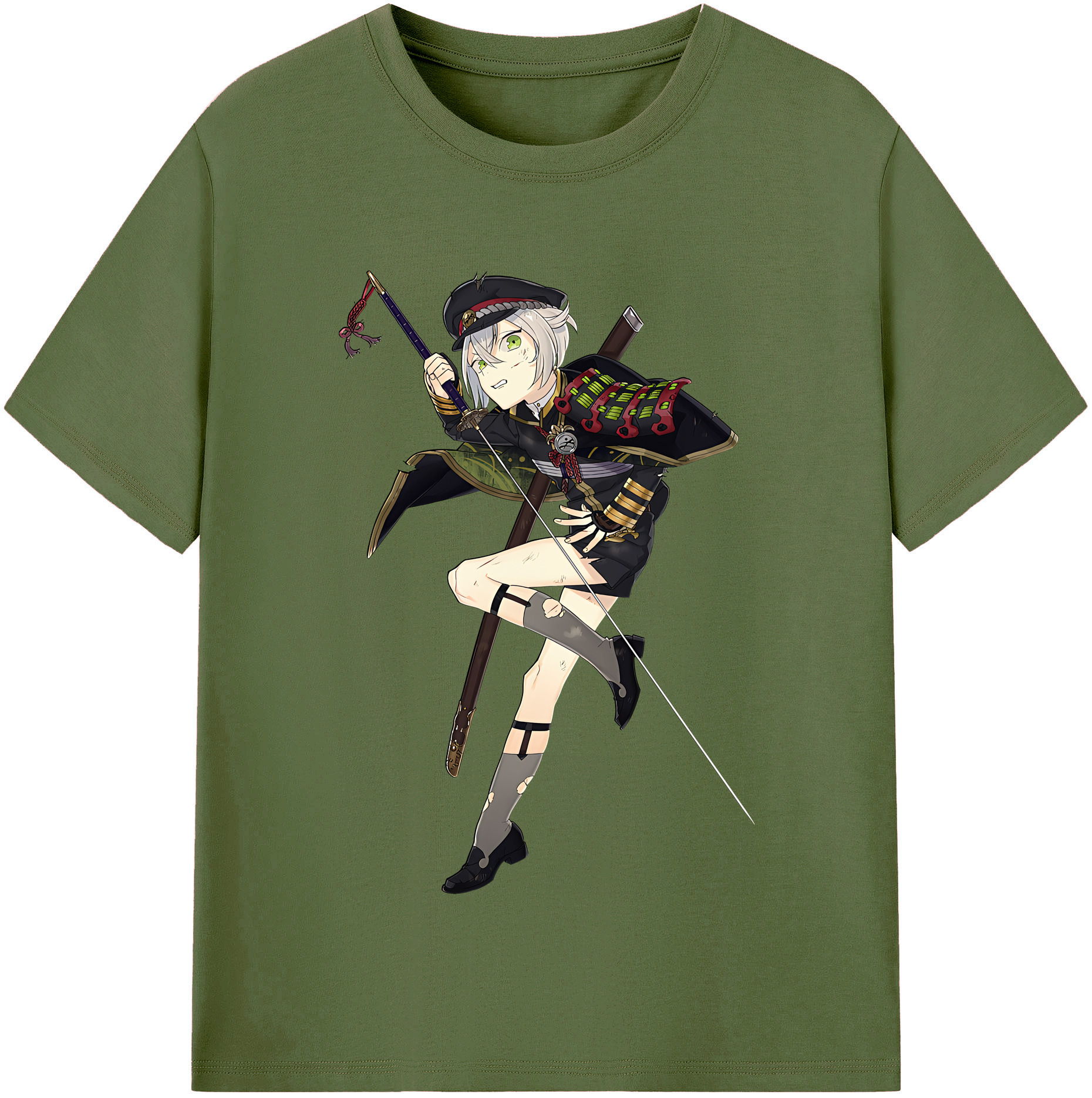 （画像用） 刀剣乱舞 Touken Ranbu 綿100％半袖Tシャツ（フロントプリント）